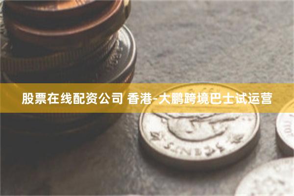 股票在线配资公司 香港-大鹏跨境巴士试运营