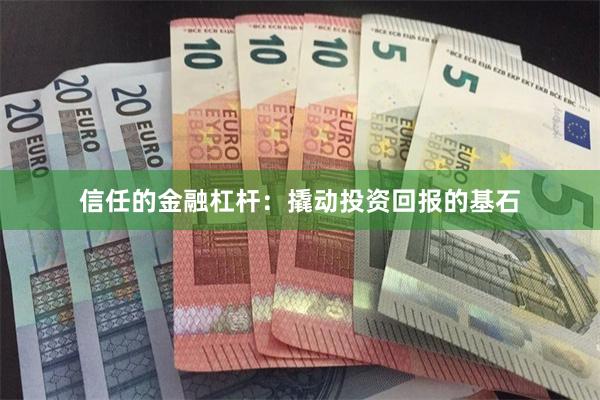 信任的金融杠杆：撬动投资回报的基石