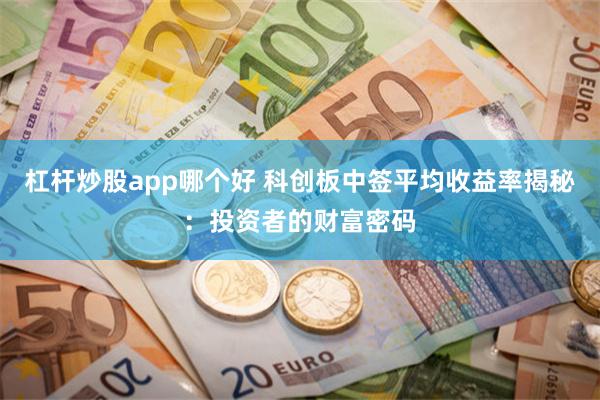 杠杆炒股app哪个好 科创板中签平均收益率揭秘：投资者的财富密码