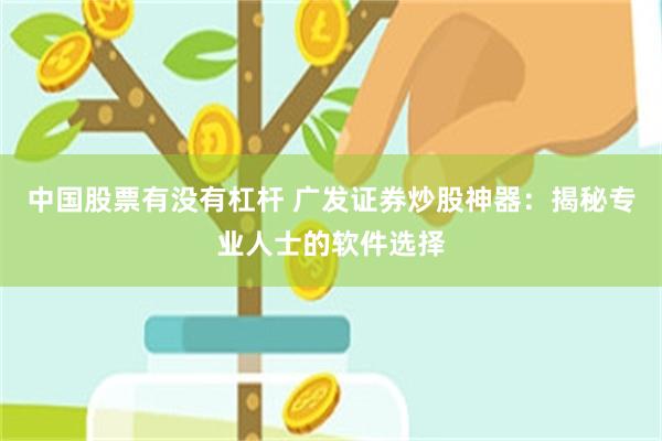 中国股票有没有杠杆 广发证券炒股神器：揭秘专业人士的软件选择