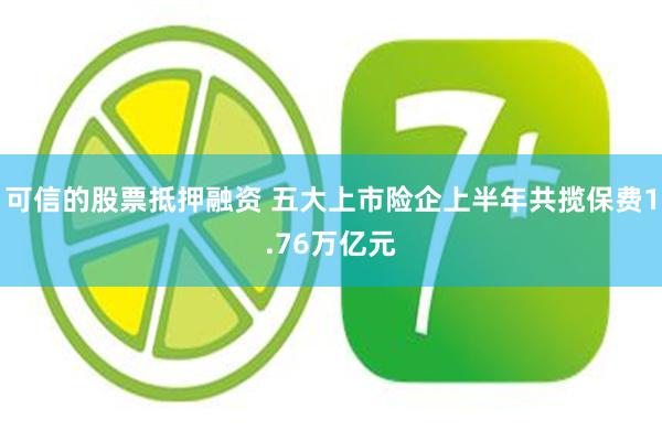 可信的股票抵押融资 五大上市险企上半年共揽保费1.76万亿元