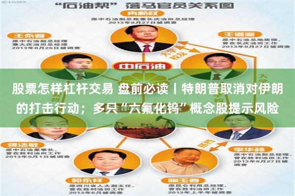 股票怎样杠杆交易 盘前必读丨特朗普取消对伊朗的打击行动；多只“六氟化钨”概念股提示风险