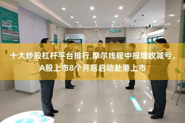 十大炒股杠杆平台排行 摩尔线程中报增收减亏，A股上市8个月后启动赴港上市